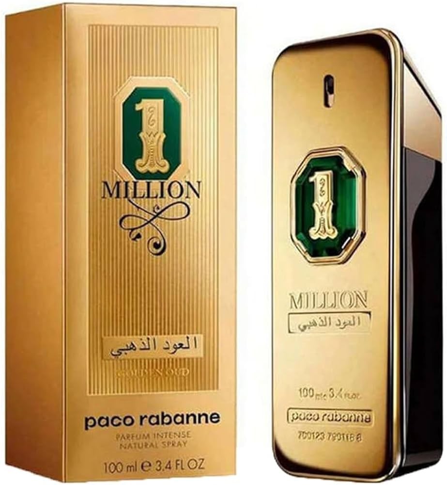 Rabanne 1 Million Golden Oud Parfum Intense for Men Erkek Parfüm
